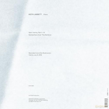 Keith Jarrett: New Vienna - At The Musikverein 2016 [CD]