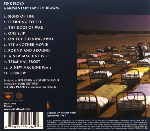 Pink Floyd: A Momentary Lapse of Reason [CD]