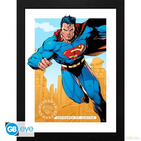 DC COMICS - Framed print Superman (30x40)