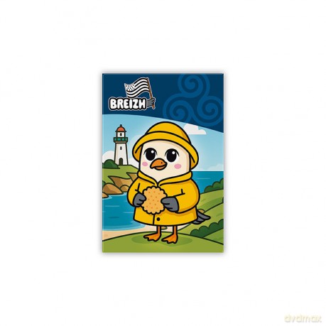 THE GOOD GIFT - Standard Magnes - Mouette Breizh Kawaii
