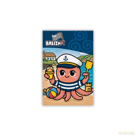 THE GOOD GIFT - Standard Magnes - Pieuvre Breizh Kawaii