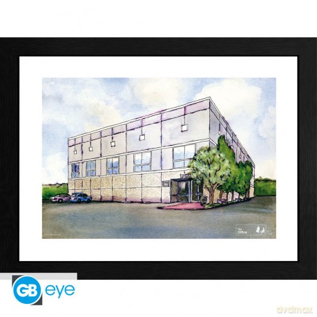 THE OFFICE - Plakat w ramie Pam watercolor (30x40)