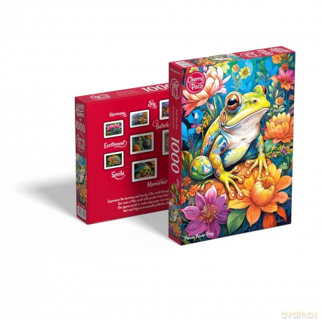 CHERRYPAZZI 1000 el. Flower Power Frog 31100 [PUZZLE]