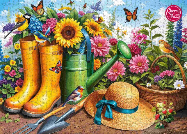 CHERRYPAZZI 1000 el. Golden Boots Blooming Roots 31087 [PUZZLE]