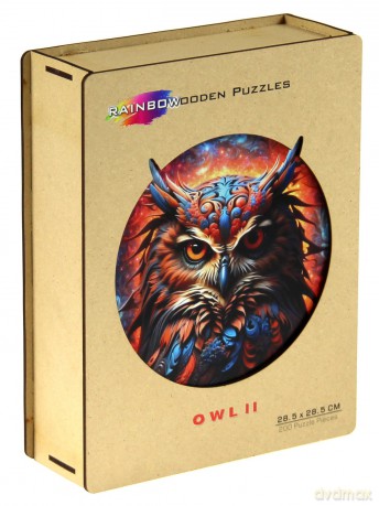 EUREKA 200 el. drewniane kolorowe Sowa 2 [PUZZLE]