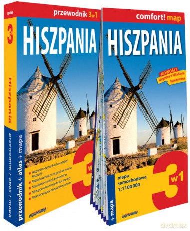 Hiszpania zestaw przewodnikowy 3w1 2025 [KSIĄŻKA]