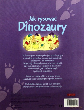 Jak rysować. Dinozaury - Fiona Watt [KSIĄŻKA]
