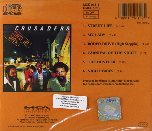 The Crusaders: Street Life [CD]