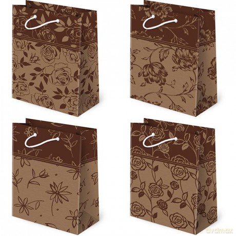 Torebki ozdobne T4K-130 Classical flower 10 sztuk
