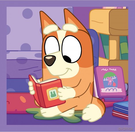 TREFL 3w1 Poznaj Bluey 34898 [PUZZLE]