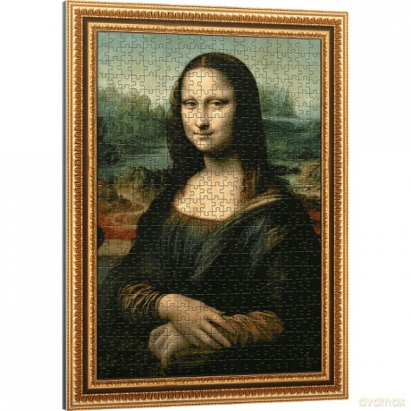TREFL 500 el. Puzzlorama Mona Lisa Leonardo da Vinci 37541 [PUZZLE]