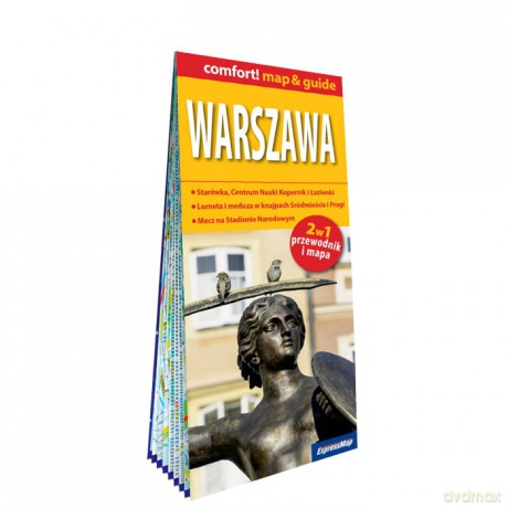 Warszawa map&guide laminat 2025 [KSIĄŻKA]