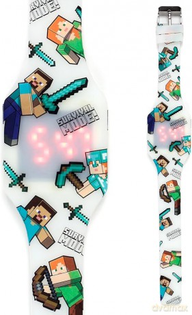Zegarek cyfrowy Minecraft 1szt.mix WATC24