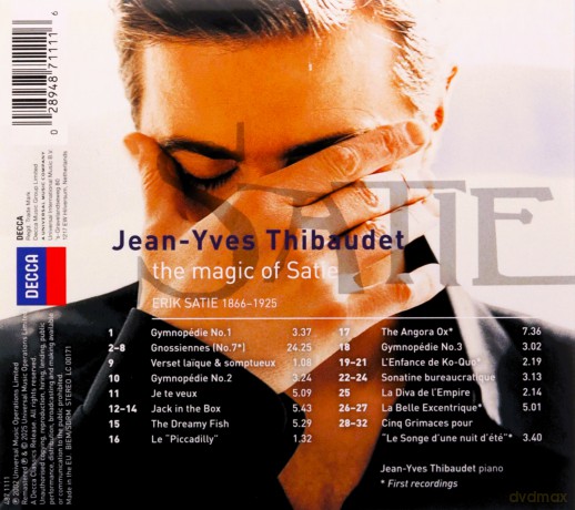 Thibaudet Yves-Jean: The Magic Of Satie [CD]