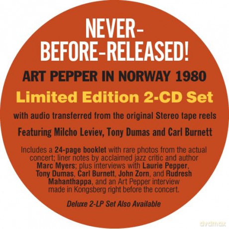 Art Pepper: An Afternoon In Norway [CD]