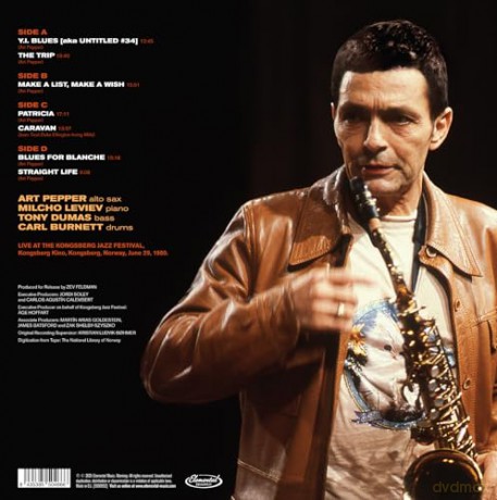Art Pepper: An Afternoon In Norway: The Kongsberg Concert [Winyl]