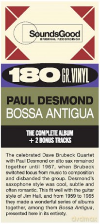Paul Desmond: Bossa Antigua (+2 Bonus Tracks) (Limited) [Winyl]