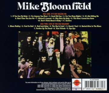 Mike Bloomfield: Its Not Killing Me C/W Live At The Old Waldorf [CD]