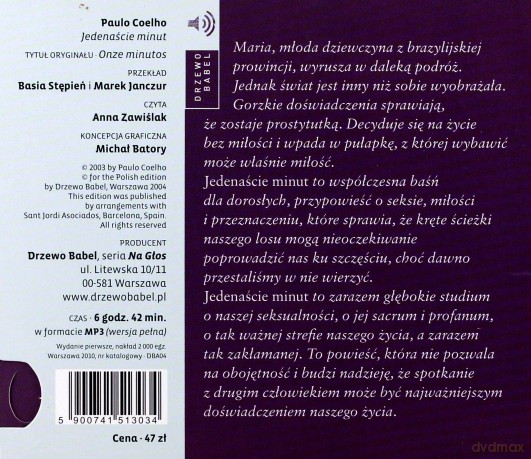 Jedenaście minut - Paulo Coelho [Audiobook]