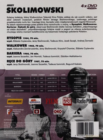 Jerzy Skolimowski (zestaw 4 filmów) [4DVD]