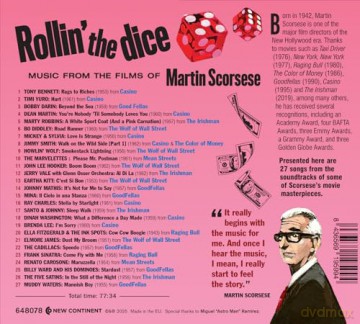 Rollin The Dice - Music From The Films Of Martin Scorsese (Limited) [CD]