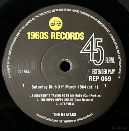 Beatles: Saturday Club 31st March 1964 (Pt. 1) [Winyl]