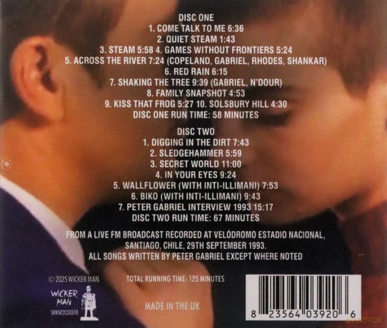 Peter Gabriel: Secret Santiago [CD]
