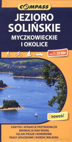 Jezioro Solińskie, Myczkowieckie i okolice. Mapa turystyczna w skali 1:25 000 [KSIĄŻKA]
