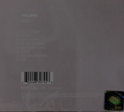 The Cure: Faith (Remastered) [CD]