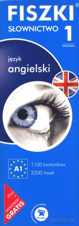 Język angielski. Słownictwo 1. Fiszki [KSIĄŻKA]
