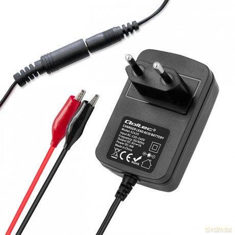Automatyczna ładowarka do akumulatora AGM GEL STD 6V | 1A | Prostownik z sygnalizatorem LED