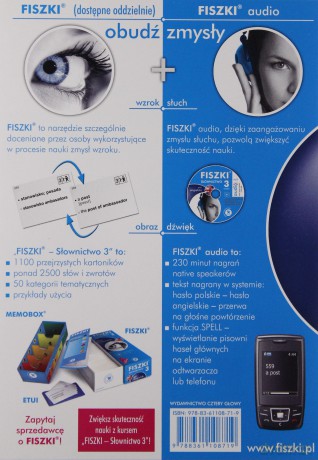 Język angielski. Słownictwo 3. Fiszki audio CD MP3 [KSIĄŻKA]