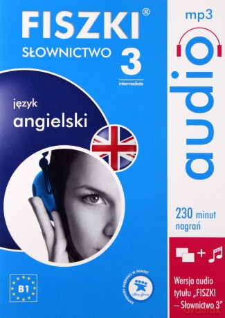 Język angielski. Słownictwo 3. Fiszki audio CD MP3 [KSIĄŻKA]
