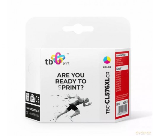 Tusz do Canon Pixma TS3550i TBC-CL576XLCR refabrykowany kolorowy