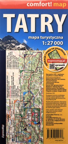 Comfort! map Tatry 1:27 000