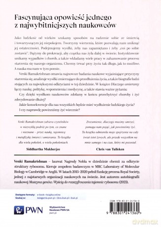 Dlaczego umieramy. Co nauka mówi nam o starzeniu.. - Venki Ramakrishnan [KSIĄŻKA]