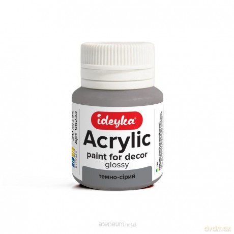 Farba akrylowa ciemnoszara 20ml