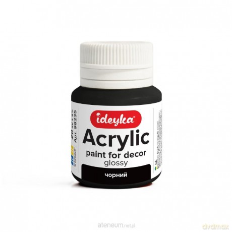 Farba akrylowa czarna 20ml