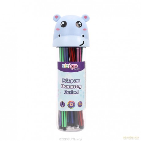 Flamastry Hipopotam 12szt
