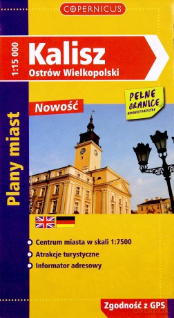 Kalisz, Ostrów Wielkopolski. Plan miasta 1:15000 [KSIĄŻKA]