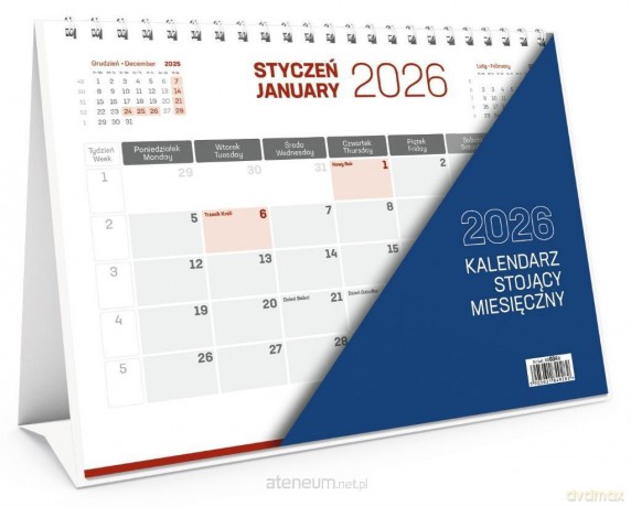 Kalendarz 2026 Biurkowy stojący [KALENDARZ]