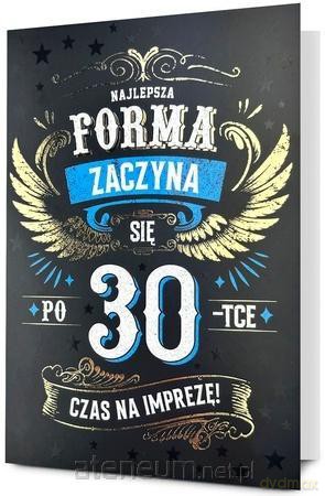 Karnet B6 Urodziny 30