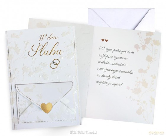 Karnet Ślub koperta