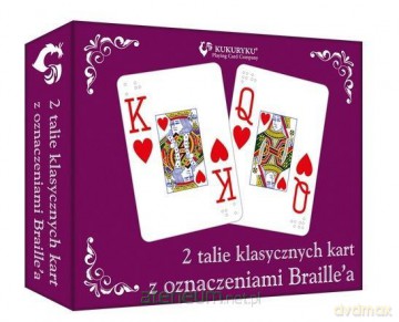 Karty klasyczne ze znakami Braille'a [KARTY]