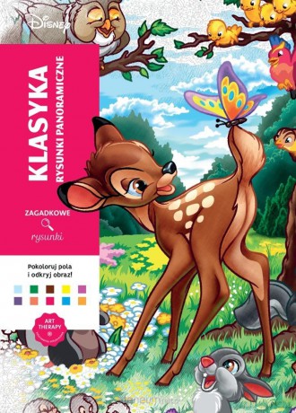 Klasyka. Rysunki panoramiczne Disney kolorowanka - Jeremy Mariez [KSIĄŻKA]