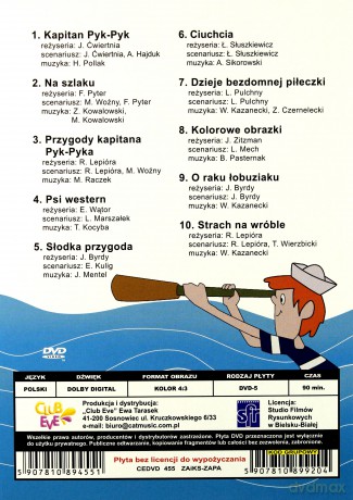 Kapitan Pyk-Pyk - Studio Filmów Rysunkowych przedstawia [DVD]