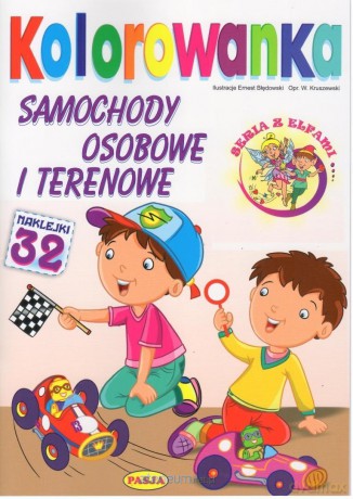 Kolorowanka. Samochody osobowe i terenowe [KSIĄŻKA]