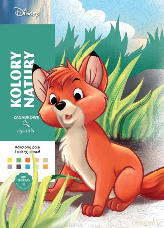 Kolory natury. Zagadkowe rysunki. Disney - William Bal [KSIĄŻKA]