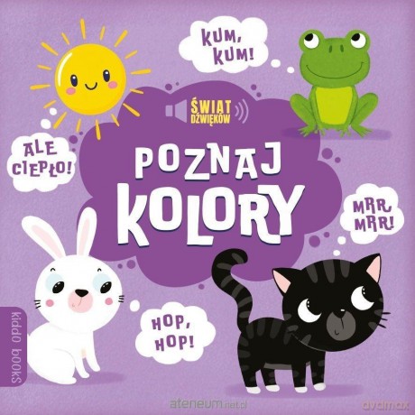 Książeczka kartonowa poznaj kolory [KSIĄŻKA]