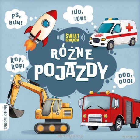 Książeczka kartonowa różne pojazdy [KSIĄŻKA]